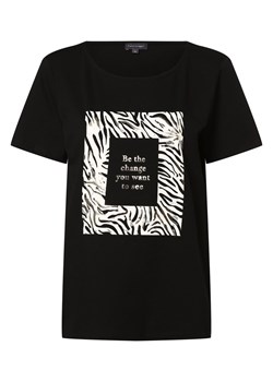 Franco Callegari T-shirt damski Kobiety Bawełna czarny nadruk ze sklepu vangraaf w kategorii Bluzki damskie - zdjęcie 152701684