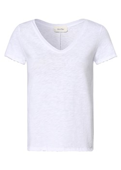 american vintage T-shirt damski Kobiety Dżersej biały jednolity ze sklepu vangraaf w kategorii Bluzki damskie - zdjęcie 152701964