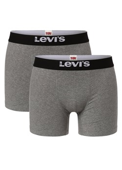 Levi's Obcisłe bokserki pakowane po 2 szt. Mężczyźni Bawełna jasny szary jednolity ze sklepu vangraaf w kategorii Majtki męskie - zdjęcie 152702042