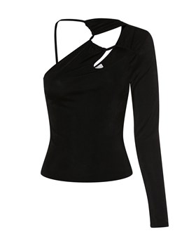 NA-KD Koszulka damska Kobiety Sztuczne włókno czarny jednolity ze sklepu vangraaf w kategorii Bluzki damskie - zdjęcie 152702061