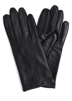 KESSLER Skórzane rękawiczki Kobiety skóra czarny jednolity ze sklepu vangraaf w kategorii Rękawiczki damskie - zdjęcie 152702160