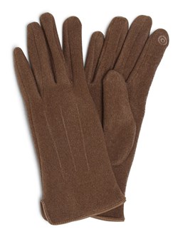Melkonian Rękawiczki Kobiety taupe jednolity ze sklepu vangraaf w kategorii Rękawiczki damskie - zdjęcie 152702162