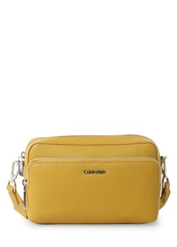 Calvin Klein Damska torebka na ramię Kobiety Sztuczna skóra żółty jednolity ze sklepu vangraaf w kategorii Listonoszki - zdjęcie 152702750