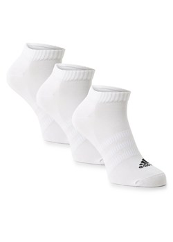 adidas Sportswear Damskie skarpety do obuwia sportowego pakowane po 3 szt. Kobiety Bawełna biały jednolity ze sklepu vangraaf w kategorii Skarpetki damskie - zdjęcie 152703072