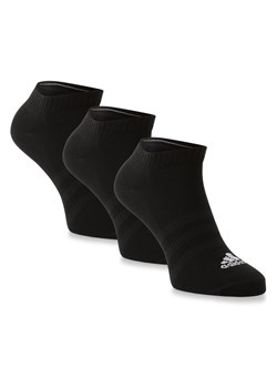 adidas Sportswear Damskie skarpety do obuwia sportowego pakowane po 3 szt. Kobiety Bawełna czarny jednolity ze sklepu vangraaf w kategorii Skarpetki damskie - zdjęcie 152703073