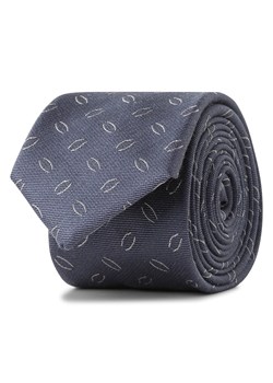 Finshley & Harding Krawat z dodatkiem jedwabiu Mężczyźni Jedwab denim wzorzysty ze sklepu vangraaf w kategorii Krawaty - zdjęcie 152703130