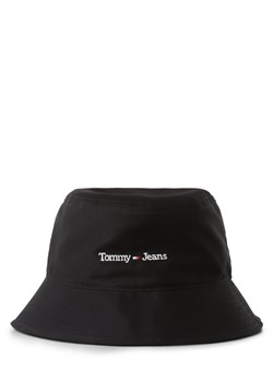 Tommy Jeans Damski bucket hat Kobiety Bawełna czarny jednolity ze sklepu vangraaf w kategorii Kapelusze damskie - zdjęcie 152703291