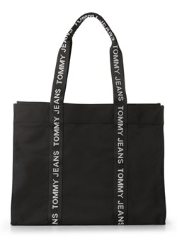 Tommy Jeans Damska torba shopper Kobiety czarny jednolity ze sklepu vangraaf w kategorii Torby Shopper bag - zdjęcie 152703293