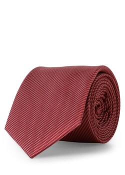 Finshley & Harding Krawat jedwabny męski Mężczyźni Jedwab czerwony wzorzysty ze sklepu vangraaf w kategorii Krawaty - zdjęcie 152703524