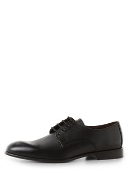 Lloyd Męskie buty sznurowane ze skóry Mężczyźni skóra czarny jednolity ze sklepu vangraaf w kategorii Buty eleganckie męskie - zdjęcie 152703733