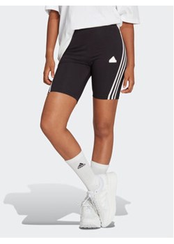 adidas Szorty sportowe Future Icons 3-Stripes Bike Shorts HT4718 Czarny Slim Fit ze sklepu MODIVO w kategorii Szorty - zdjęcie 152886811