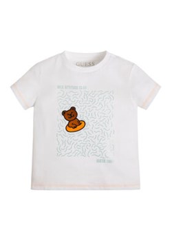 Guess T-Shirt N3GI20 K8HM3 Biały Regular Fit ze sklepu MODIVO w kategorii Odzież dla niemowląt - zdjęcie 152886822
