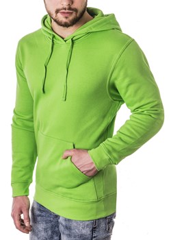 Męska bluza z kapturem  sg1 - zielona ze sklepu Risardi w kategorii Bluzy męskie - zdjęcie 152910880
