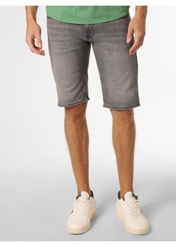 Tommy Jeans Męskie spodenki jeansowe Mężczyźni Bawełna antracytowy jednolity ze sklepu vangraaf w kategorii Spodenki męskie - zdjęcie 152913290