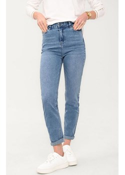 Dopasowane damskie jeansy w kolorze niebieskim z wysokim stanem D-AGNES 4, Kolor niebieski jeans, Rozmiar 26-30, PATROL ze sklepu Primodo w kategorii Jeansy damskie - zdjęcie 152926511