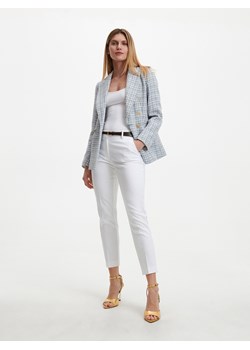 Reserved - Cygaretki z paskiem - Biały ze sklepu Reserved w kategorii Spodnie damskie - zdjęcie 152935503