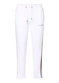 Tommy Hilfiger Spodnie dresowe Mężczyźni Bawełna biały jednolity ze sklepu vangraaf w kategorii Spodnie męskie - zdjęcie 152937750
