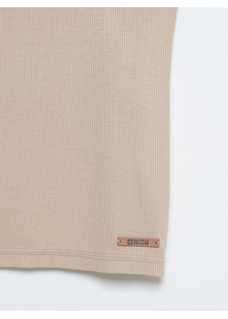 Koszulka na ramiączkach beżowa Francessca 800 ze sklepu Big Star w kategorii Bluzki damskie - zdjęcie 152937904