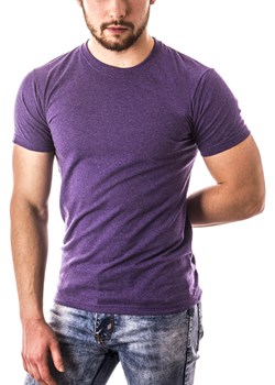 Koszulka 0002 Rolly - fiolet ze sklepu Risardi w kategorii T-shirty męskie - zdjęcie 152937920