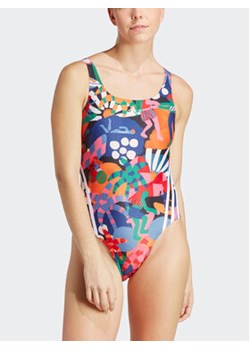 adidas Strój kąpielowy Farm Swimsuit HY5563 Beżowy Regular Fit ze sklepu MODIVO w kategorii Stroje kąpielowe - zdjęcie 152948324
