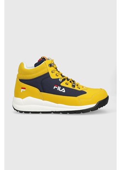 Fila sneakersy Alpha męskie kolor żółty ze sklepu ANSWEAR.com w kategorii Buty sportowe męskie - zdjęcie 152948763