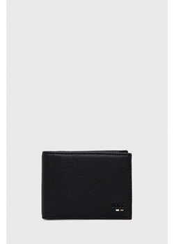 BOSS portfel męski kolor czarny ze sklepu ANSWEAR.com w kategorii Portfele męskie - zdjęcie 152949661