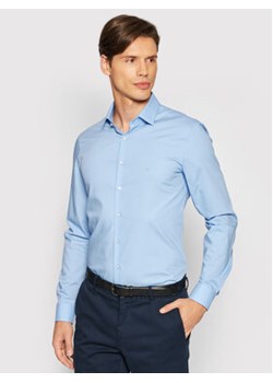 Calvin Klein Koszula K10K103025455 Niebieski Slim Fit ze sklepu MODIVO w kategorii Koszule męskie - zdjęcie 153020382
