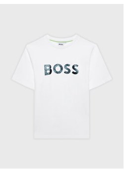 Boss T-Shirt J25O20 S Biały Regular Fit ze sklepu MODIVO w kategorii T-shirty chłopięce - zdjęcie 153048022