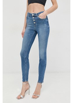 Guess jeansy damskie high waist ze sklepu ANSWEAR.com w kategorii Jeansy damskie - zdjęcie 153057684