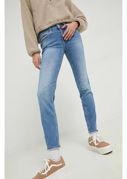Tommy Jeans jeansy damskie high waist ze sklepu ANSWEAR.com w kategorii Jeansy damskie - zdjęcie 153057784