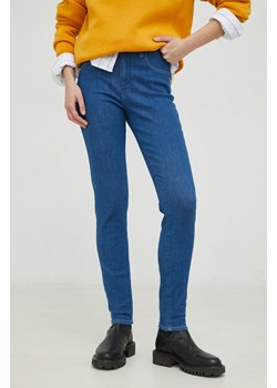 Wrangler jeansy 630 damskie high waist ze sklepu ANSWEAR.com w kategorii Jeansy damskie - zdjęcie 153058402