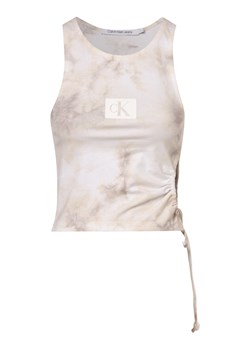 Calvin Klein Jeans Top damski Kobiety Bawełna piaskowy wzorzysty ze sklepu vangraaf w kategorii Bluzki damskie - zdjęcie 153065760
