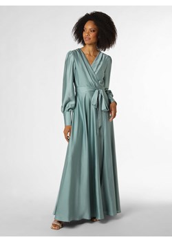 Swing Damska sukienka wieczorowa Kobiety Satyna cyjan jednolity ze sklepu vangraaf w kategorii Sukienki - zdjęcie 153129673
