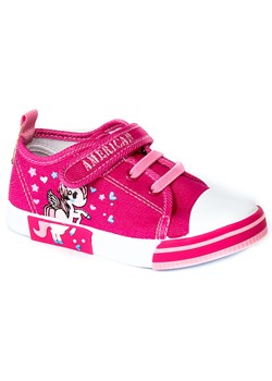Półbuty American Ten23/22 Fuxia R.21-25 ze sklepu EuroButy.com.pl w kategorii Trampki dziecięce - zdjęcie 153133341