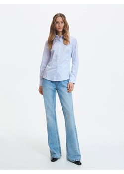 Reserved - Koszula z bawełną - Niebieski ze sklepu Reserved w kategorii Koszule damskie - zdjęcie 153156200