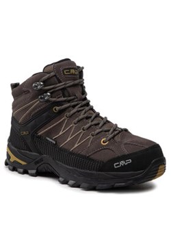 CMP Trekkingi Rigel Mid Trekking Shoe Wp 3Q12947 Brązowy ze sklepu MODIVO w kategorii Buty trekkingowe męskie - zdjęcie 153167222