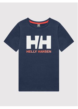Helly Hansen T-Shirt HH Logo 41709 Granatowy Regular Fit ze sklepu MODIVO w kategorii T-shirty chłopięce - zdjęcie 153167742