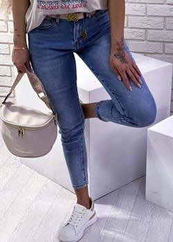 Spodnie jeansowe niebieskie BF903-5 ze sklepu Sklep Fason w kategorii Jeansy damskie - zdjęcie 153170404