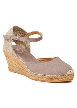 Toni Pons Espadryle Caldes Brązowy ze sklepu MODIVO w kategorii Espadryle damskie - zdjęcie 153176600