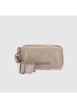 VALENTINO SPA  - Beżowa pikowana torebka OCARINA RECYCLE HAVERSACK ze sklepu outfit.pl w kategorii Listonoszki - zdjęcie 153189142