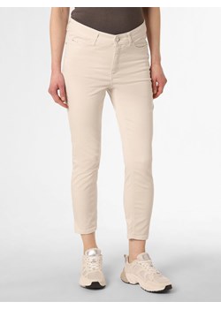 MAC Spodnie Kobiety Bawełna kitt jednolity ze sklepu vangraaf w kategorii Spodnie damskie - zdjęcie 153194364