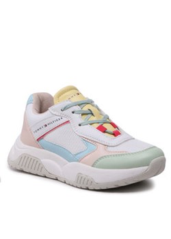 Tommy Hilfiger Sneakersy Low Cut Lace-Up Sneaker T3A9-32740-1470 S Kolorowy ze sklepu MODIVO w kategorii Buty sportowe dziecięce - zdjęcie 153200572
