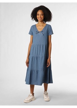 Tommy Jeans Damska sukienka jeansowa Kobiety Jeansy light stone jednolity ze sklepu vangraaf w kategorii Sukienki - zdjęcie 153201020