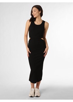 Aygill's Sukienka damska Kobiety Dżersej czarny jednolity ze sklepu vangraaf w kategorii Sukienki - zdjęcie 153201084