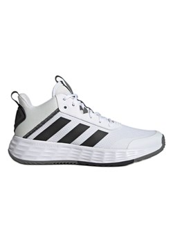 Buty do koszykówki adidas OwnTheGame 2.0 M H00469 białe białe ze sklepu ButyModne.pl w kategorii Buty sportowe męskie - zdjęcie 153207772