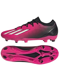 Buty piłkarskie adidas X Speedportal.3 Fg M GZ5076 różowe róże i fiolety ze sklepu ButyModne.pl w kategorii Buty sportowe męskie - zdjęcie 153207920
