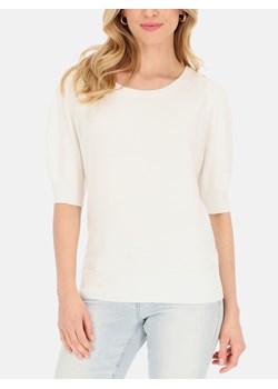 Biały sweterek na krótki rękaw Red Button Sweet ze sklepu Eye For Fashion w kategorii Bluzki damskie - zdjęcie 153237141