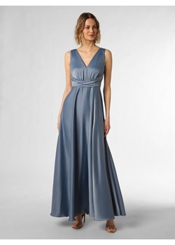 Marie Lund Damska sukienka wieczorowa Kobiety Satyna niebieski jednolity ze sklepu vangraaf w kategorii Sukienki - zdjęcie 153237251