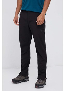 4F spodnie outdoorowe kolor czarny ze sklepu ANSWEAR.com w kategorii Spodnie męskie - zdjęcie 153237483