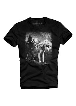 T-shirt męski UNDERWORLD Wolf in mountains ze sklepu morillo w kategorii T-shirty męskie - zdjęcie 153250323